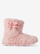 Dorothy Perkins Pink Clipped Faux Fur Booties
