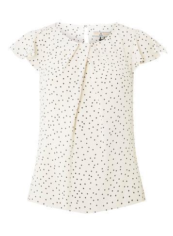 Dorothy Perkins *billie & Blossom Petite Ivory Spotted Crepe Shell Top