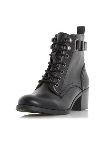 Dorothy Perkins *head Over Heels Dune Priya Black Ankle Boots