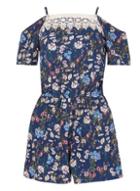 Dorothy Perkins *tenki Blue Strappy Playsuit