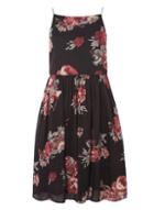 Dorothy Perkins *vila Black Rose Cami Dress