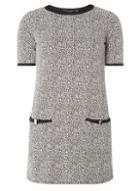 Dorothy Perkins Grey Animal Bow Tunic