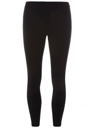 Dorothy Perkins Petite Black Pull On Bengaline Trousers