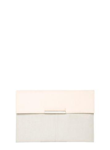 Dorothy Perkins Blush Faux Suede Clutch