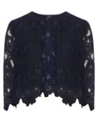 *luxe Navy Lace Jacket