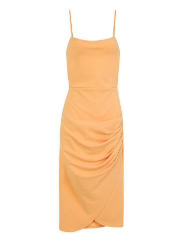 Dorothy Perkins *girls On Film Orange Creoe Bodycon Dress