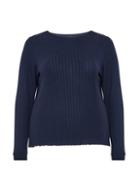 Dorothy Perkins *dp Curve Navy Ribbed Pyjama Top