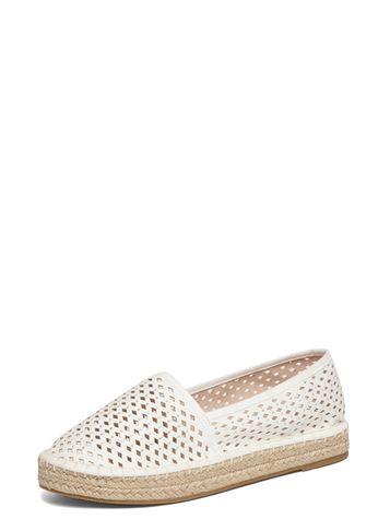 Dorothy Perkins White 'cora' Laser Cut Espadrilles