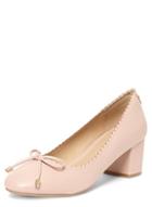 Dorothy Perkins Blush' Devine' Mini Scalloped Court Shoes