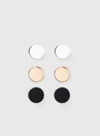 Dorothy Perkins Disc Stud Earring Pack