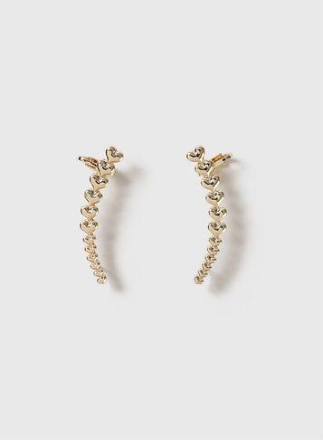 Dorothy Perkins Gold Heart Ear Cuff