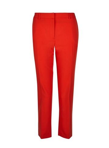Dorothy Perkins Petite Red Naples Ankle Grazer Trousers