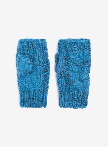 Dorothy Perkins Blue Fingerless Gloves