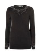 Dorothy Perkins *tall Embellished Yoke Jumper