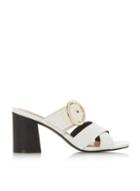 *head Over Heels By Dune White Joliee Sandals