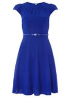 Dorothy Perkins *billie & Blossom Cobalt Belted Skater Dress