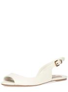 Dorothy Perkins *wide Fit White Slingback Pumps