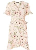 Dorothy Perkins Blush Floral Wrap Dress