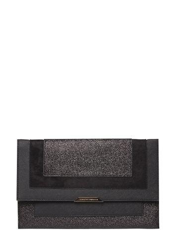 Dorothy Perkins Black Triple Layer Clutch