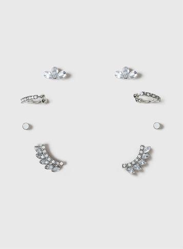 Dorothy Perkins Climber And Hoop Earring Set