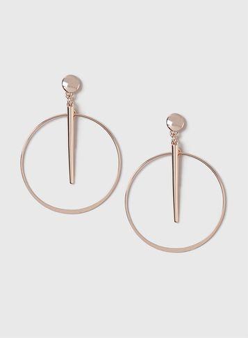 Dorothy Perkins Stick Drop Hoop Earrings