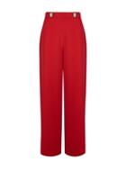 Dorothy Perkins Red Wide Leg Trousers