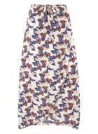 Dorothy Perkins *tenki White Floral Maxi Skirt