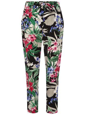 Dorothy Perkins Black Tropical Joggers