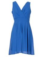 Dorothy Perkins *tenki Blue Plain Skater Dress
