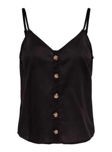 *only Black Button Camisole Top