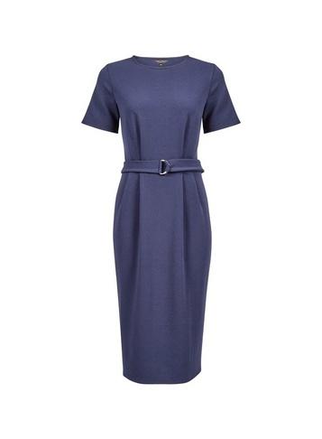 Dorothy Perkins Navy D-ring Pencil Dress
