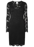 Dorothy Perkins *vero Moda Black Lace Short Bodycon Dress