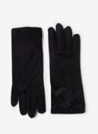 Dorothy Perkins Black Fleecy Pom Pom Gloves