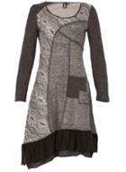 Dorothy Perkins *izabel London Multi Grey Printed Knit Dress