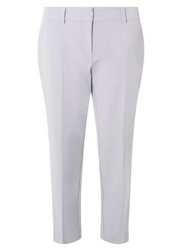 Dorothy Perkins Silver Split Hem Ankle Grazer Trousers