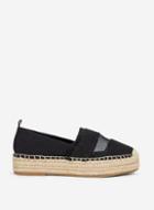 Dorothy Perkins Wide Fit Black 'cosmic' Espadrilles