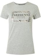 Dorothy Perkins Grey Parisienne Motif T-shirt