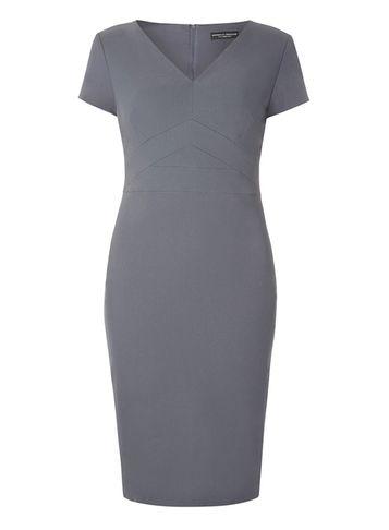 Dorothy Perkins Grey Bengaline Pencil Dress