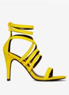 Dorothy Perkins Yellow 'born' Heeled Sandal