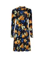 Dorothy Perkins Green And Yellow High Swing Dress