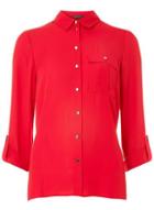 Dorothy Perkins Red Breast Pocket Shirt
