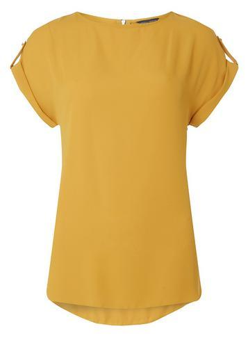 Dorothy Perkins *tall Ochre Turnback Top