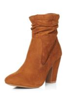 Dorothy Perkins Tan 'amelie' Ruched Boots