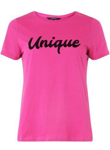 Dorothy Perkins *vero Moda Pink Slogan T-shirt