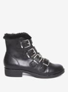 Dorothy Perkins Black 'malex' Faux Fur Lined Ankle Boots