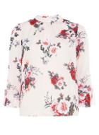 Dorothy Perkins Blush Floral Print High Neck Top