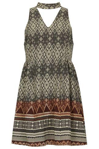 Dorothy Perkins *izabel London Black Digital Print Dress