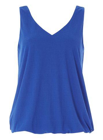 Dorothy Perkins *roman Originals Royal Blue Textured Top