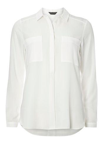 Dorothy Perkins Ivory Two Pocket Shirt