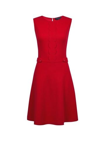 Dorothy Perkins *red Scallop Dress